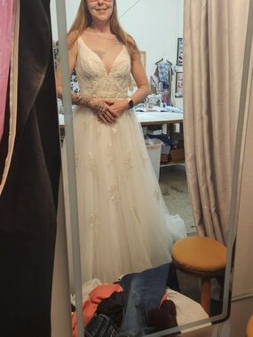 Alfred Angelo Ivory Wedding Gown Tag